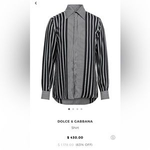 Runway SILK shirt by Dolce&Gabbana